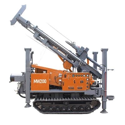 200m Crawler Roterande vattenbrunnsborrningsrigg