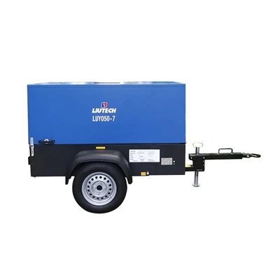 050-7 Liutech Air Compressor175 PSI Diesel 7 Bar Air Compressor Machine för gruvdrift